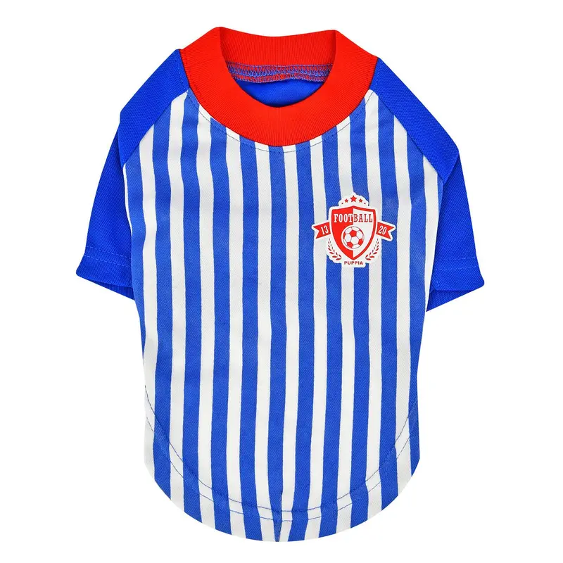 Striker Soccer Dog Jersey by Puppia - Royal Blue