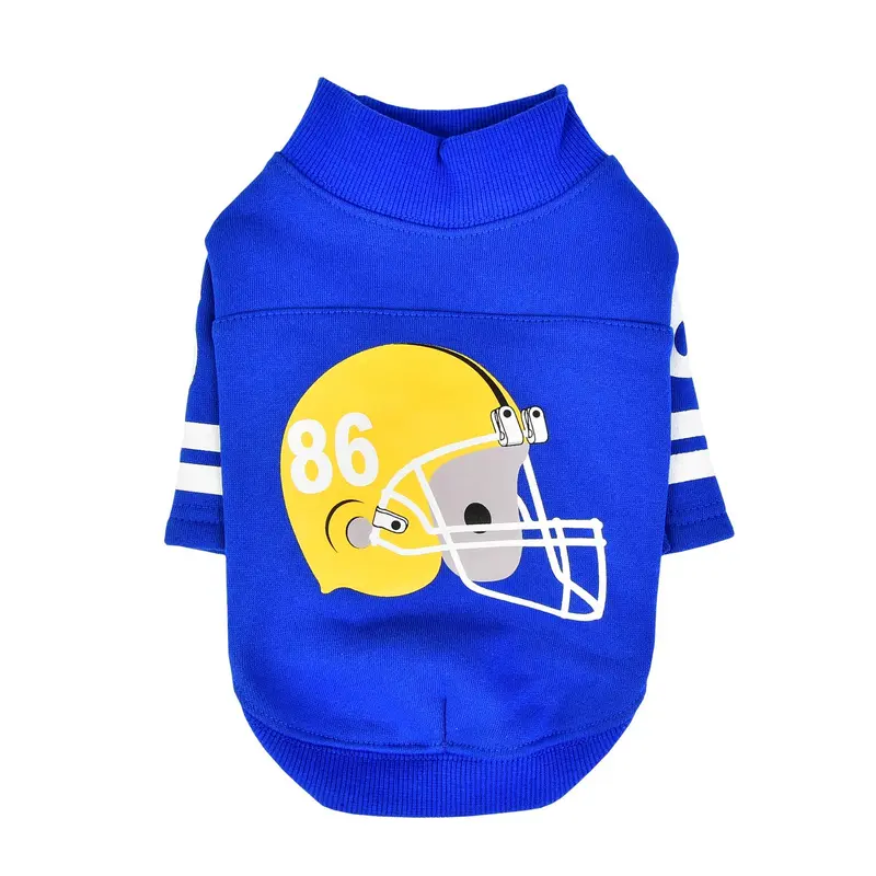 Touchdown Dog Shirt by Puppia - Royal Blue