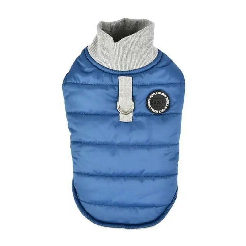 Wagner Quilted Dog Coat by Puppia - Blue