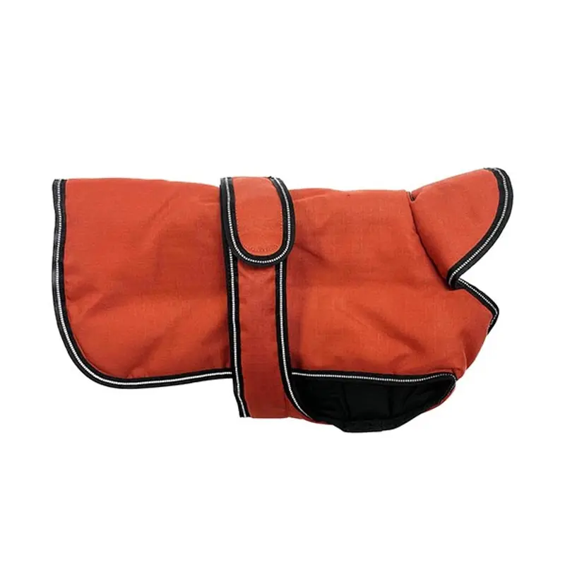 Petrageous Juneau Dog Coat - Rust Red