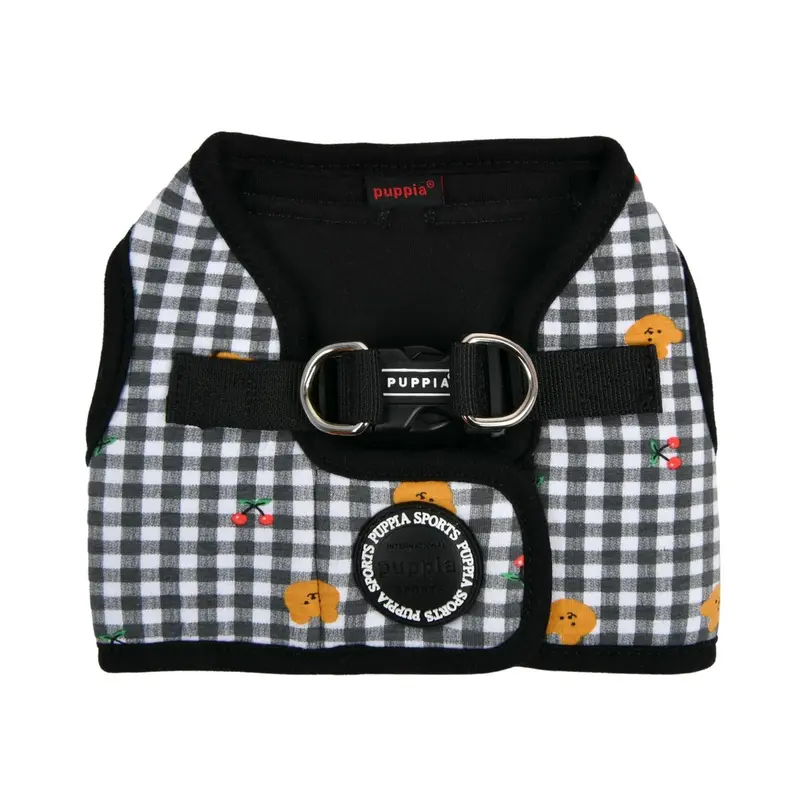 Puppia Baba No Pull Vest Dog Harness - Black
