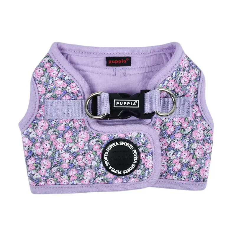 Puppia Kealoha Floral Vest Dog Harness - Violet