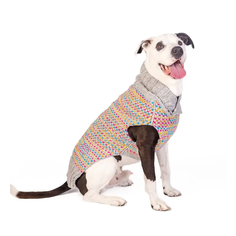 Chilly Dog Handmade Sprinkles Wool Dog Shawl