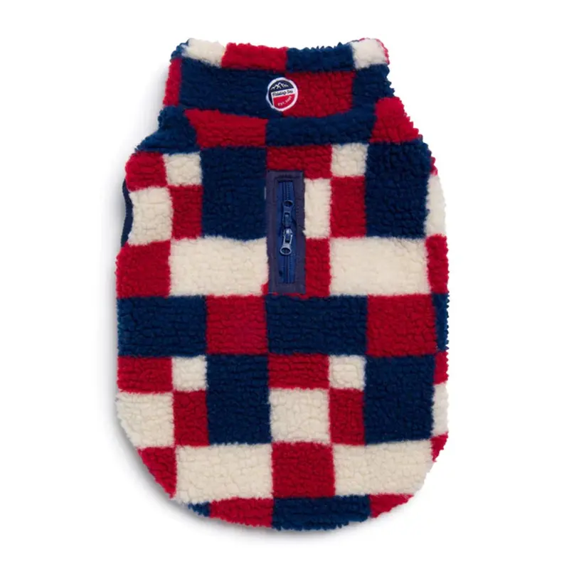 fabdog Ski Sherpa Dog Vest - Navy