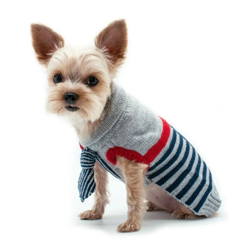 Preppy Necktie Dog Sweater by Dogo