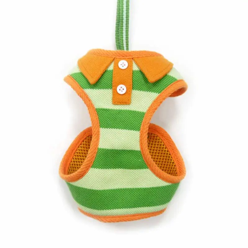 DOGO EasyGo Polo Stripe Dog Harness - Green
