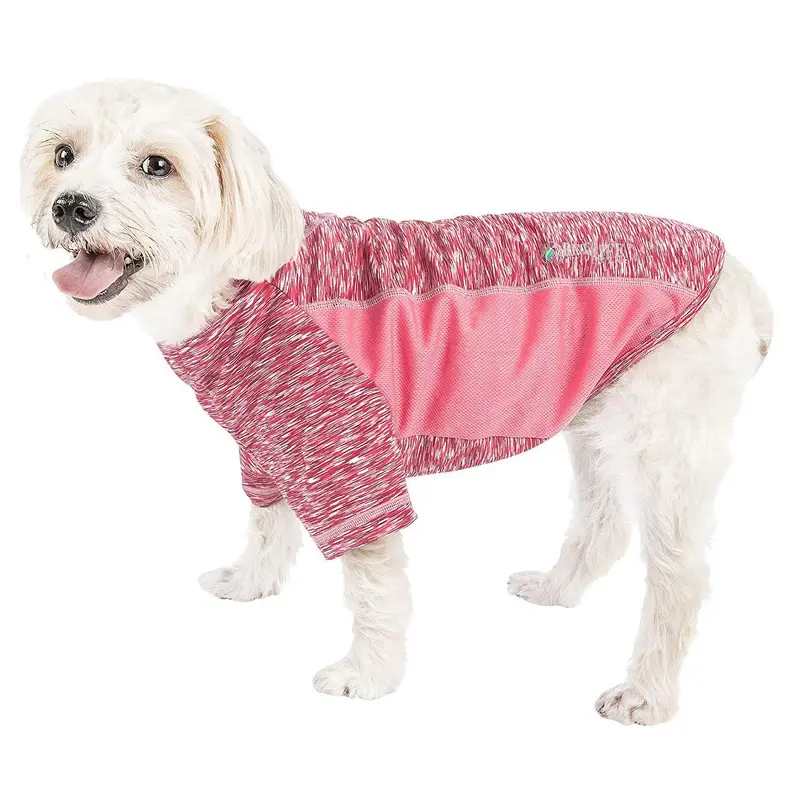 Pet Life ACTIVE Warf Speed Performance Dog T-Shirt - Pink Heather