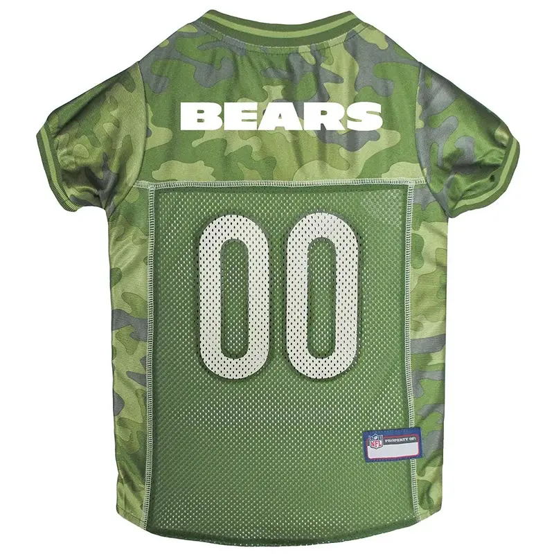 Chicago Bears Dog Jersey - Camo