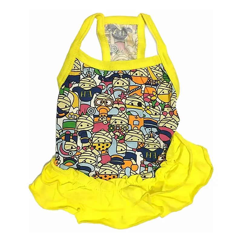 Dobaz Artsy Dog Dress - Yellow