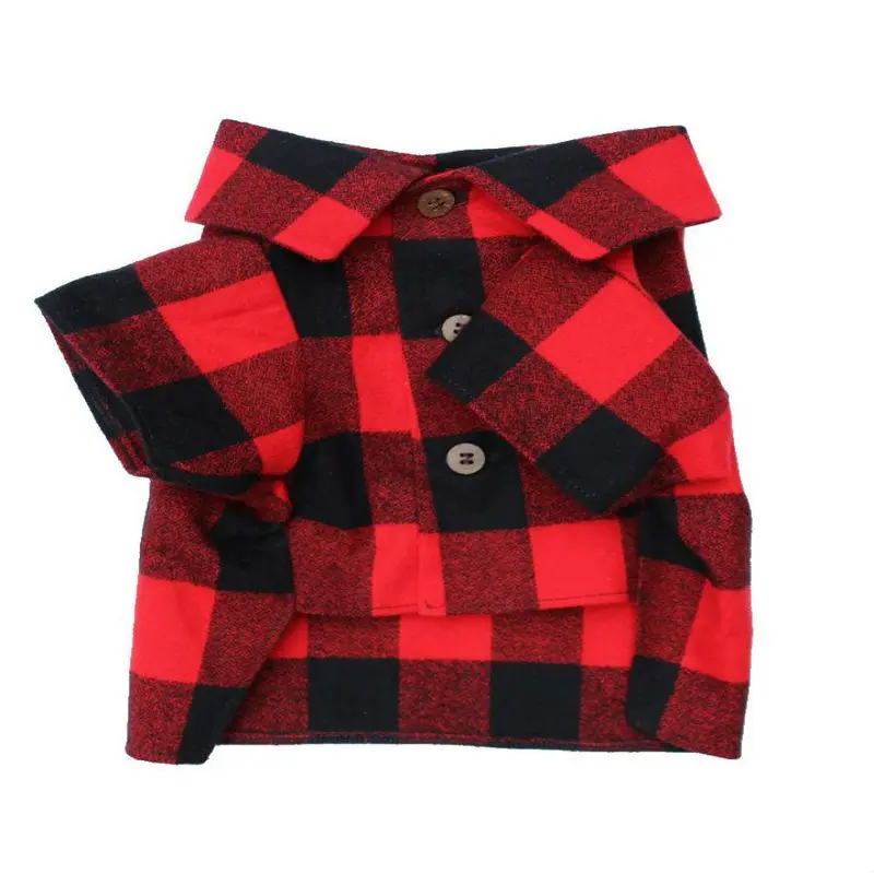 Dog Threads Great Plains Flannel Dog Shirt