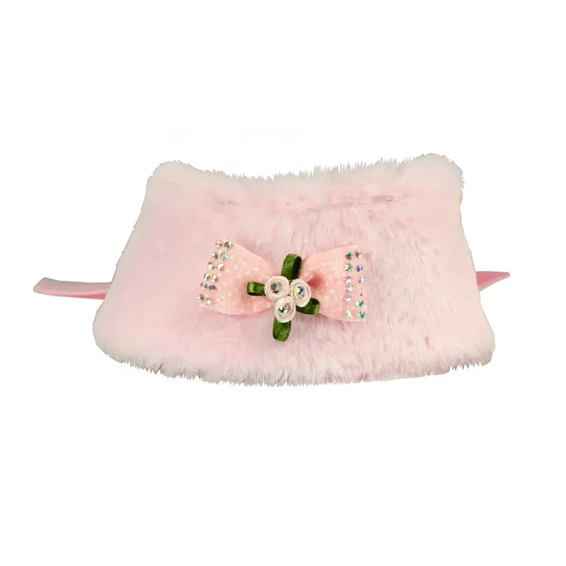 Hip Doggie Luxurious Fur Dog Cape - Pink
