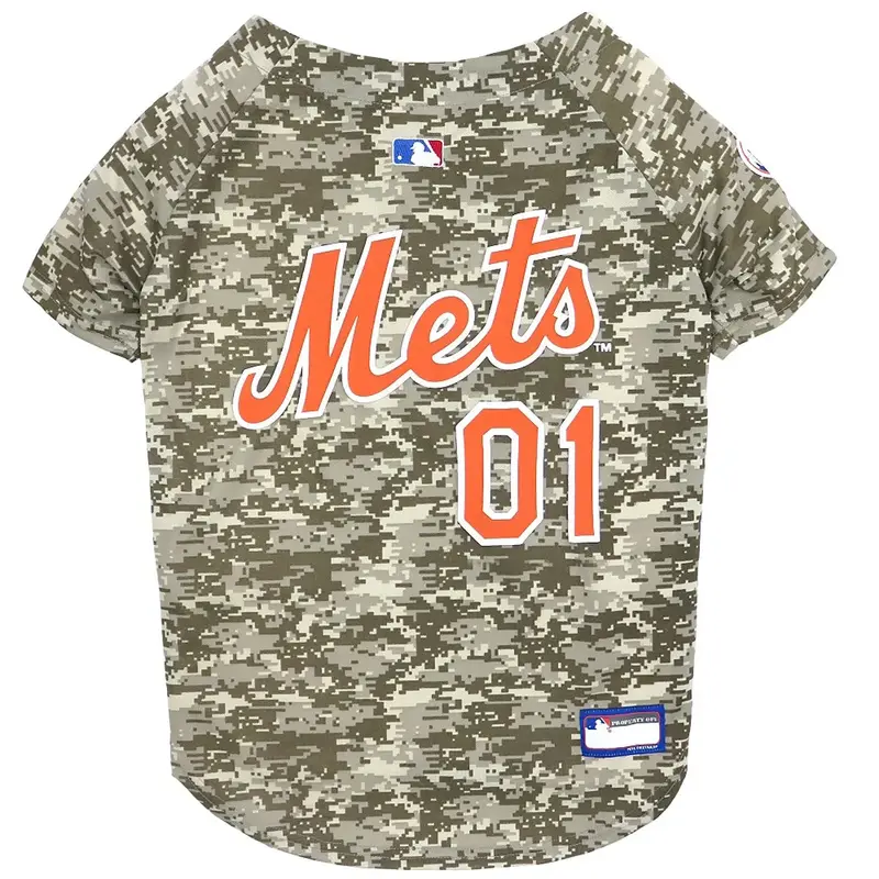 New York Mets Dog Jersey - Camo