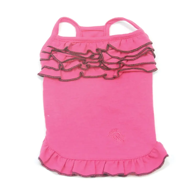 Oscar Newman Summer in Rio Dog Tank - Hot Pink