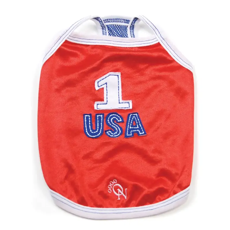 Oscar Newman USA Cool Dog Tank - Red