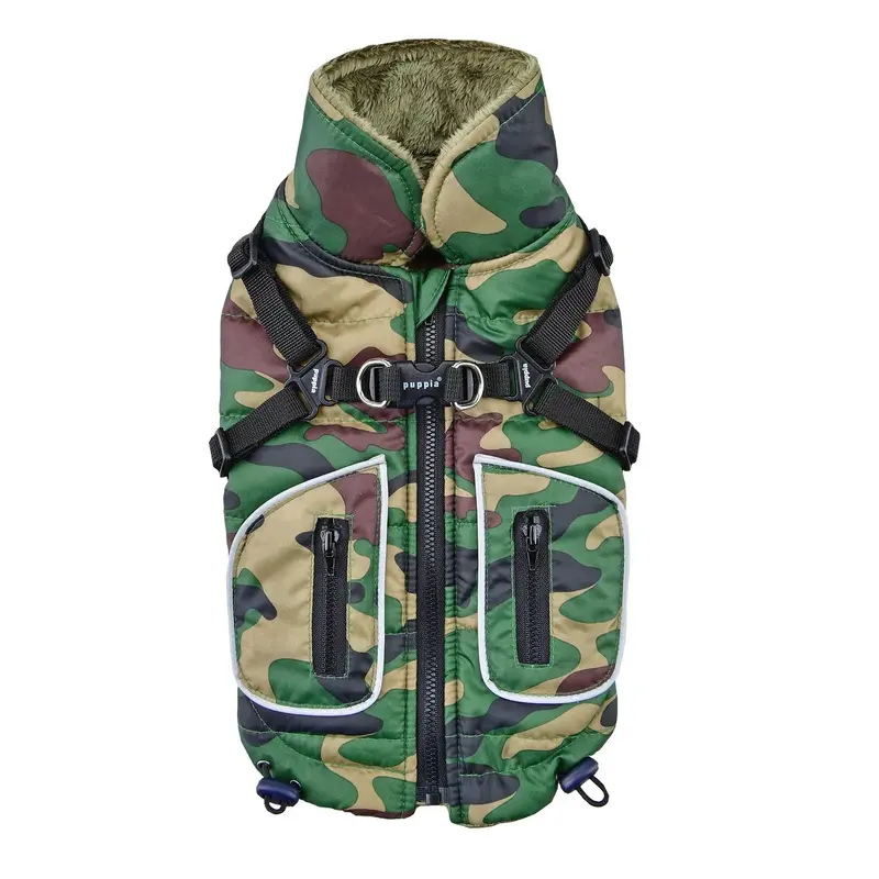 Pioneer Fleece Dog Vest By Puppia Life - Camo