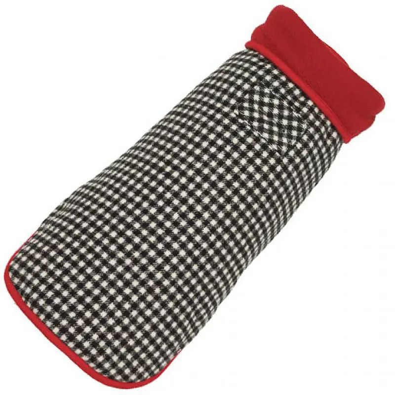 Houndstooth Fleece-Lined Dog Coat by Up Country