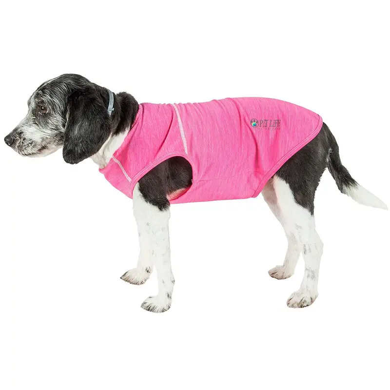 Pet Life ACTIVE Aero-Pawlse Performance Dog Tank Top - Pink
