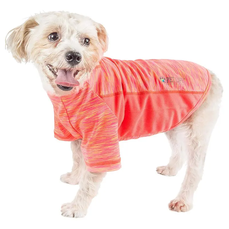 Pet Life ACTIVE Warf Speed Performance Dog T-Shirt - Coral Heather