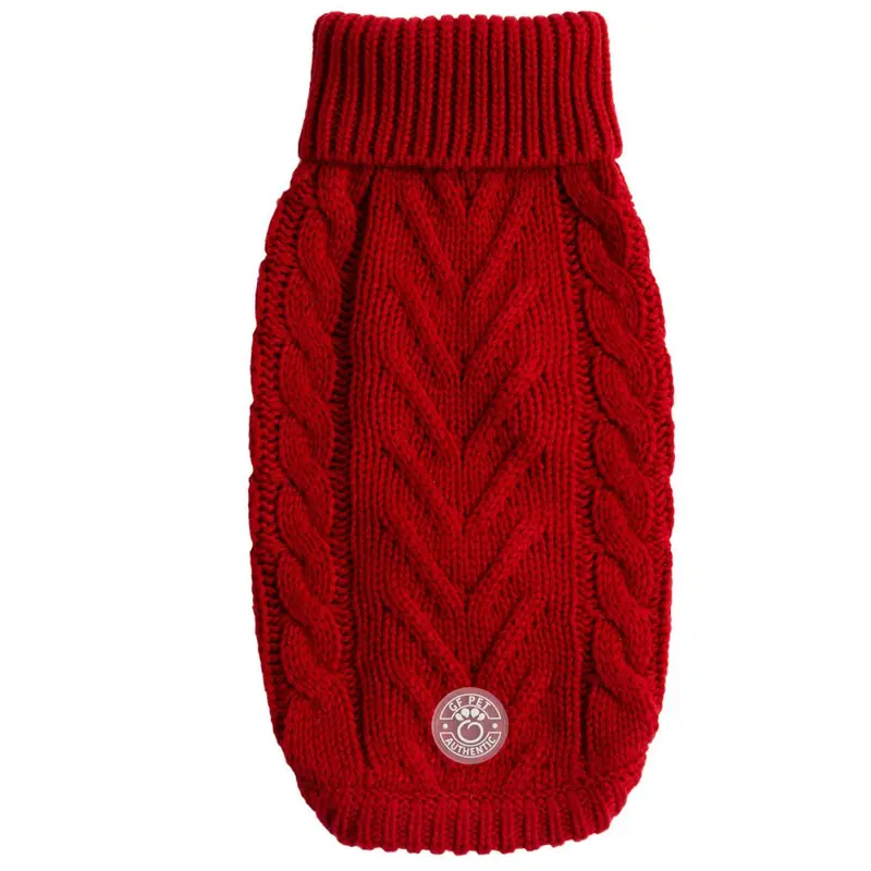 GF Pet Chalet Dog Sweater - Red