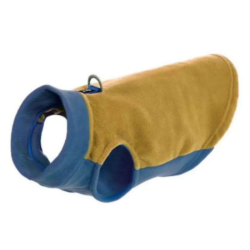 Gooby Half Stretch Fleece Dog Vest - Honey Mustard