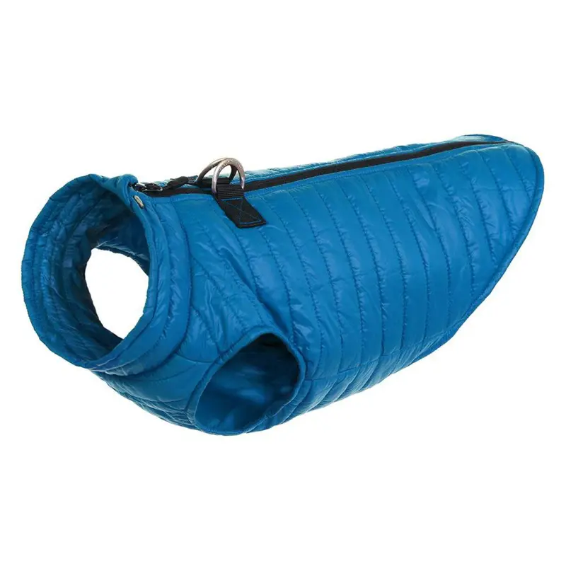 Gooby Puffer Dog Vest - Blue