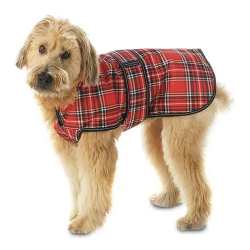 Petrageous Kodiak Dog Coat - Red Plaid