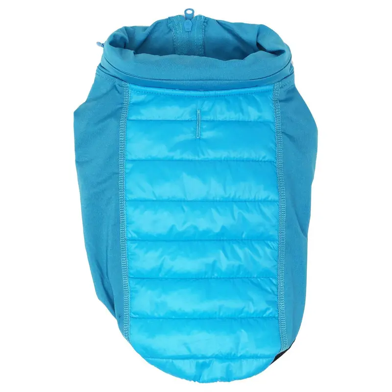 Pet Life Apex Hybrid Quick-Dry Dog Coat w/ Pop out Hood - Blue