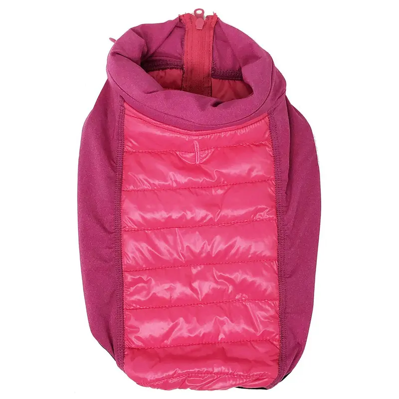 Pet Life Apex Hybrid Quick-Dry Dog Coat w/ Pop out Hood - Pink