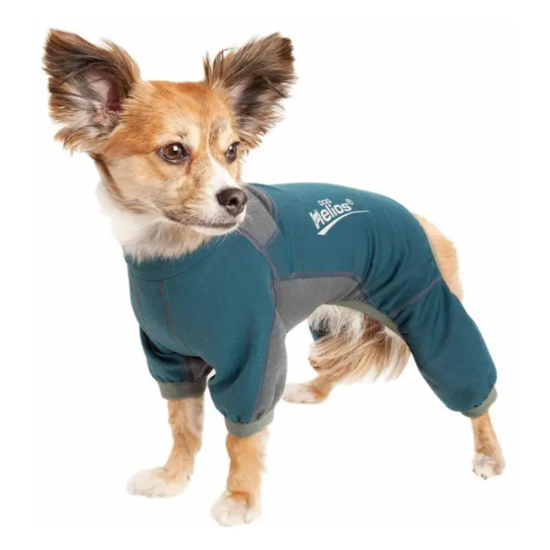 Pet Life Helios Rufflex Medium Weight Performance Warmup Dog Tracksuit - Blue