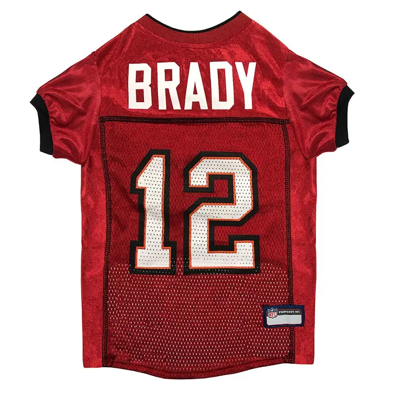 Tom Brady Dog Jersey - Red