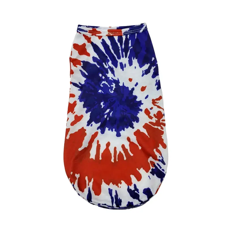 Hip Doggie Patriot Tie-Dyed Dog Tank