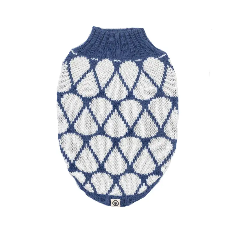 Hot Dogz Drops Dog Sweater - Steel