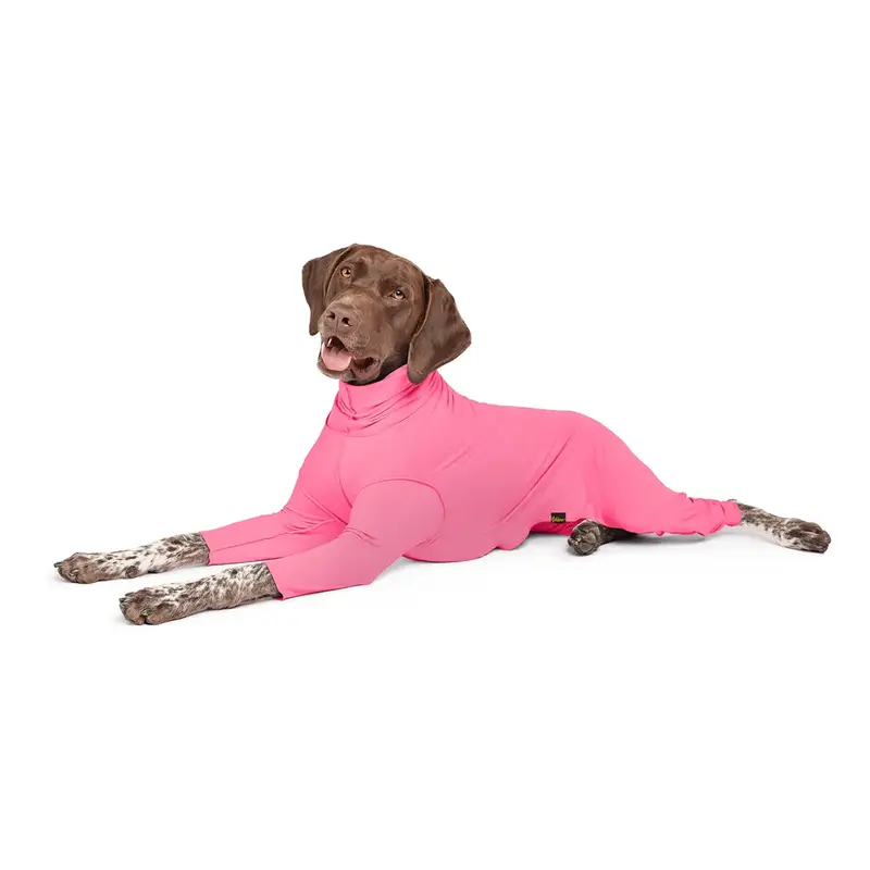 Gold Paw Sunsie Shield Dog Onesie - Pink Flamingo