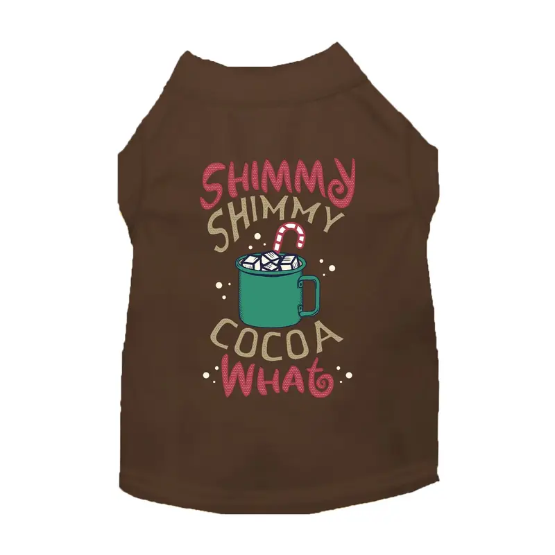 Mirage Shimmy Shimmy Cocoa What Cat & Dog Shirt - Brown