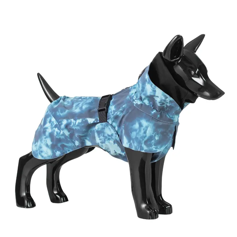 PAIKKA Visibility Dog Raincoat Lite - Petrol Dye