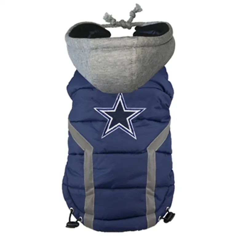 Little Earth Dallas Cowboys Dog Puffer Vest