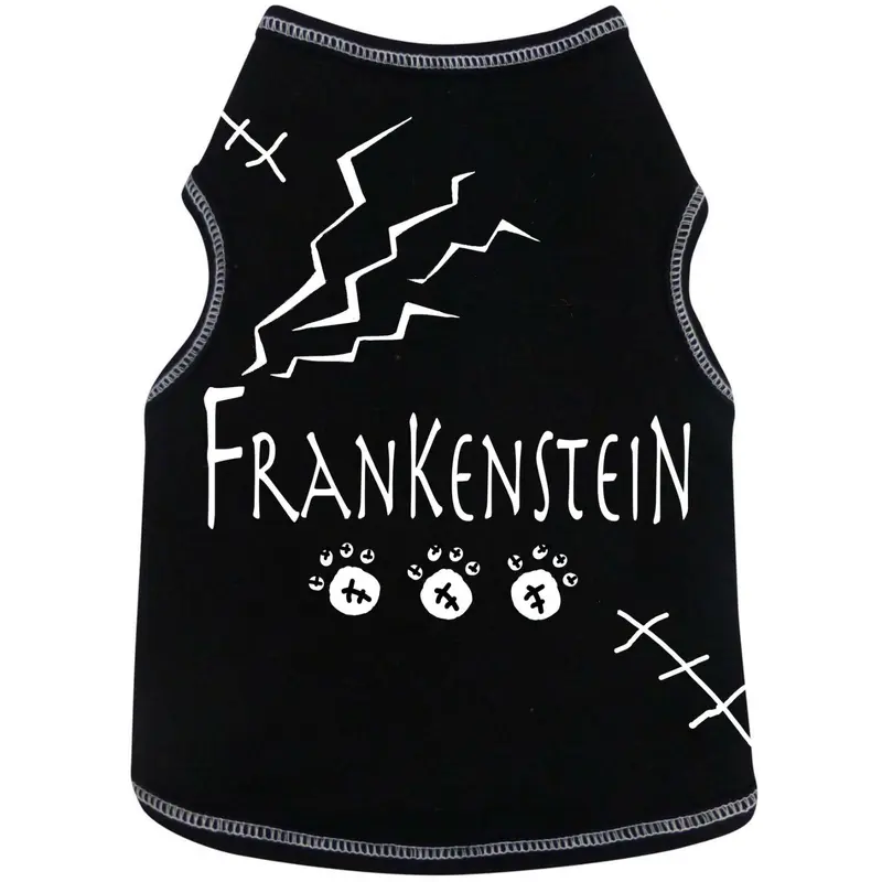 I See Spot Frankenstein Dog Tank - Black