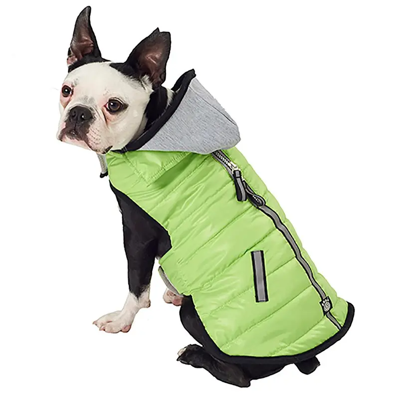 Petrageous Stowe Puffer Dog Coat - Green