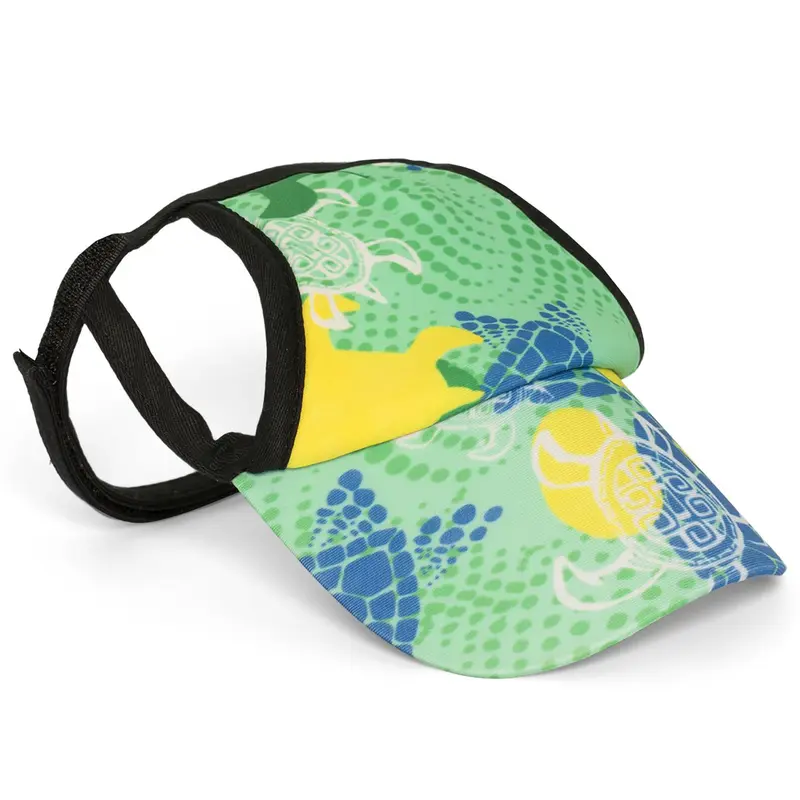 Playa Pup Paradise Green Tuga Dog Visor