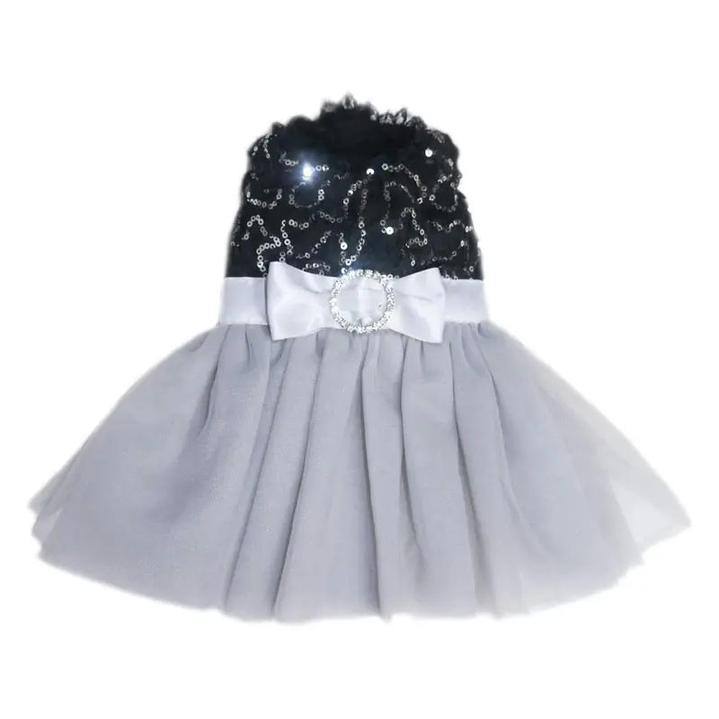 Pooch Outfitters Camilla Party Dog Dress - Black