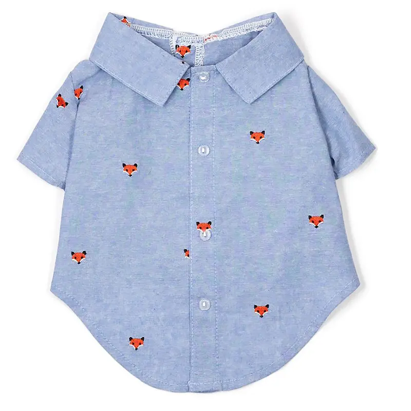 Worthy Dog Chambray Foxy Dog Shirt