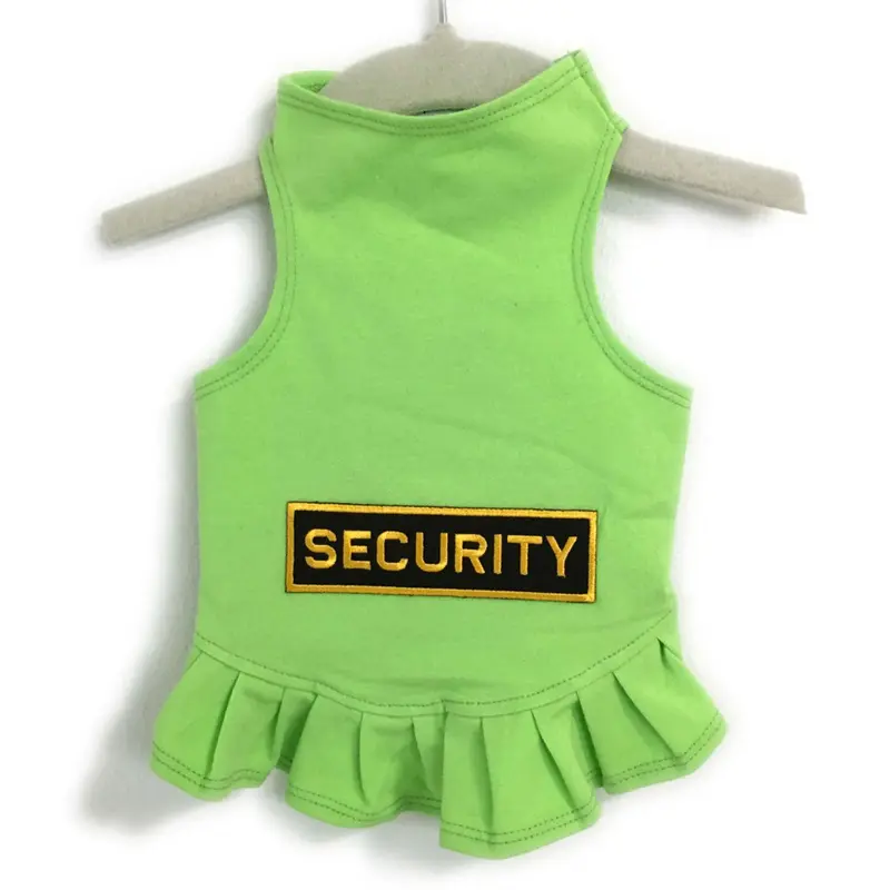 Daisy & Lucy Security Dog Dress - Lime