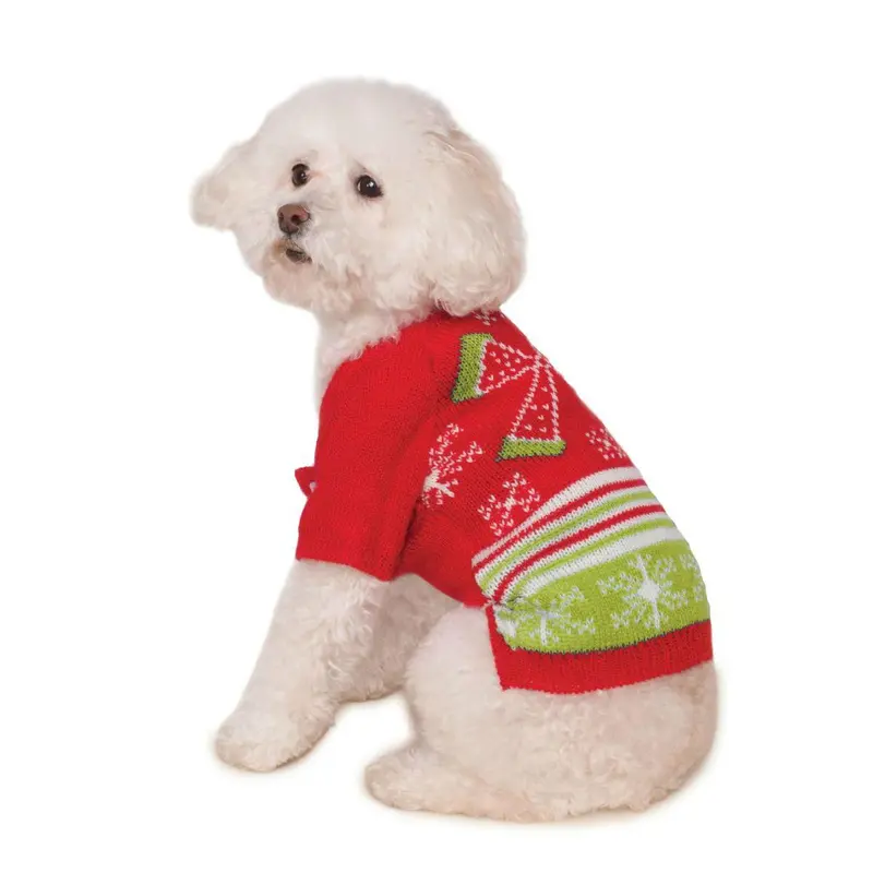 Rubies Ugly Christmas Dog Sweater - Bow Snowflake