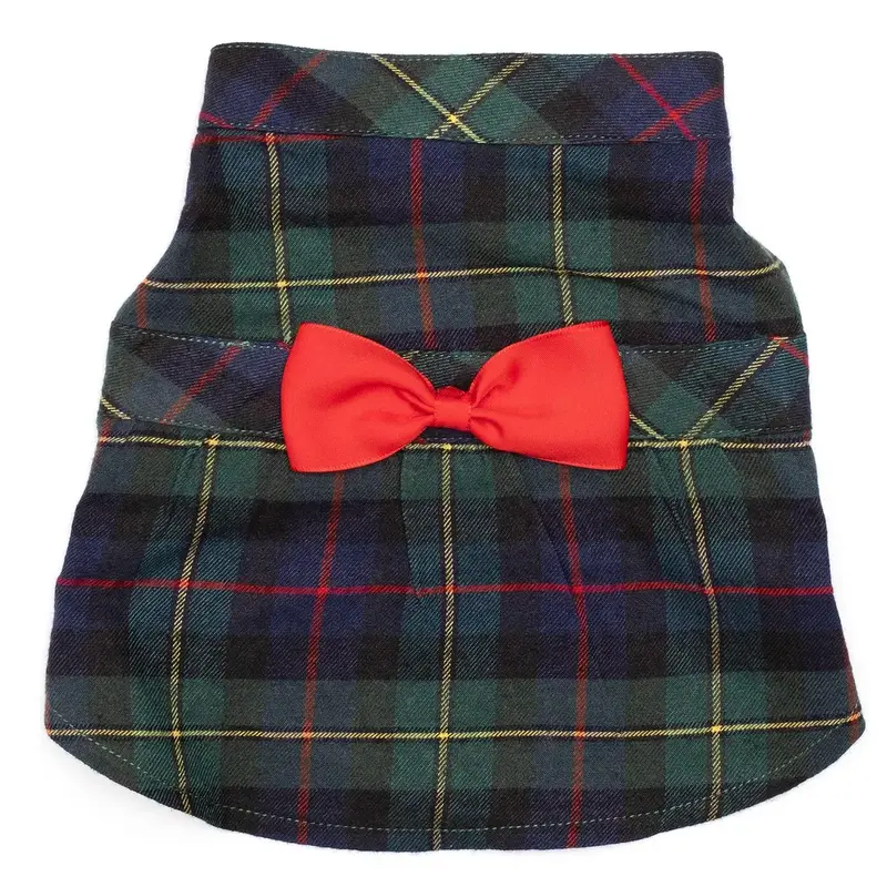 Worthy Dog Macleod Tartan Flannel Dog Dress