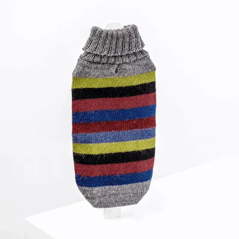 Alqo Wasi Yappy Stripes Alpaca Dog Sweater