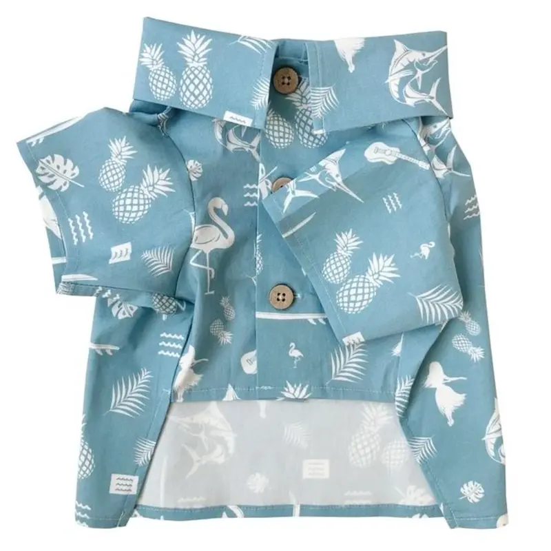 Dog Threads Tiki Time BBQ Dog Shirt