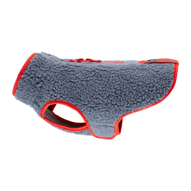 RC Pet Tundra Fleece Dog Coat - Dark Grey/Goji Berry