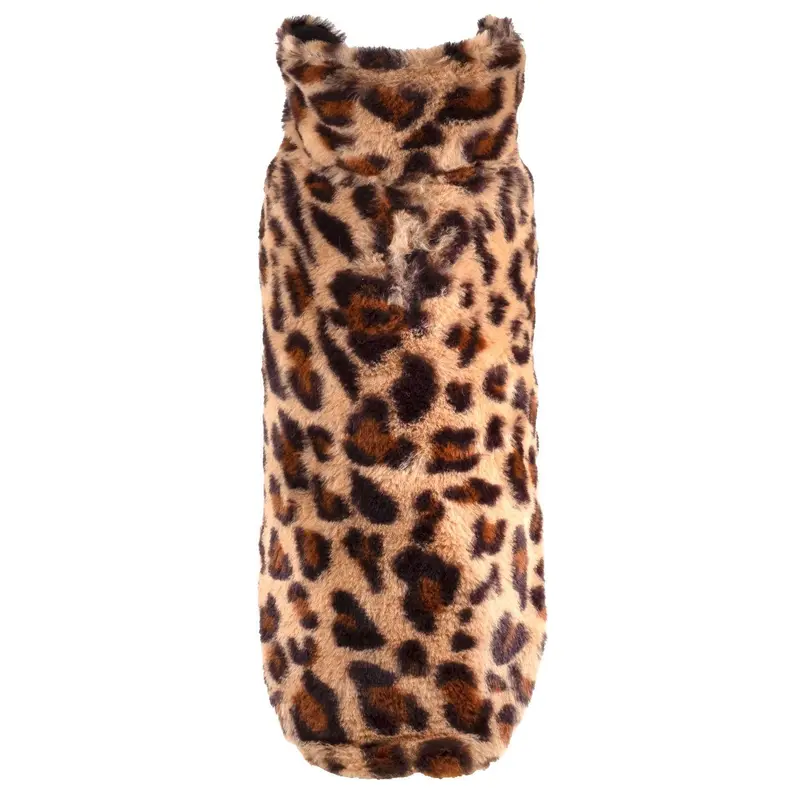 Worthy Dog Fur Dog Coat - Leopard