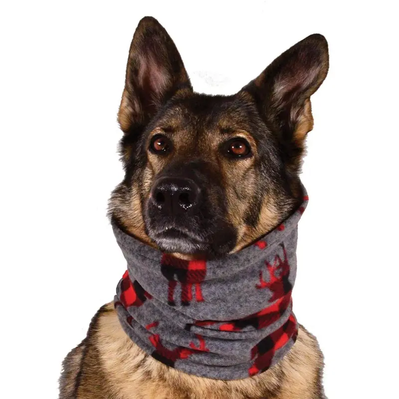 Muttluks KoziNek Dog Snood - Maple Red