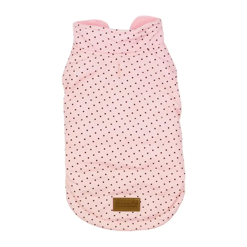 Parisian Pet Polka Dot Dog Jacket - Pink